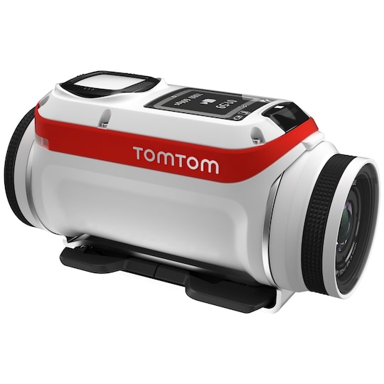 TomTom Bandit actionkamera (rød/hvit)