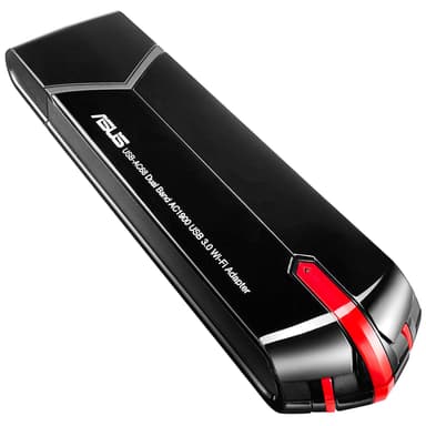 Asus USB-AC68 WiFi-ac adapter (sort)