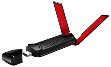 Asus USB-AC68 WiFi-ac adapter (sort)