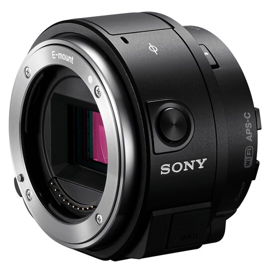 Sony Alpha ILCE-QX1 objektivkamera (sort)