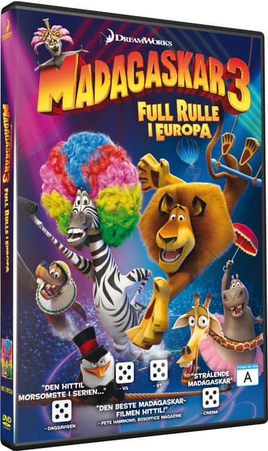 Madagascar 3: Full rulle i Europa (DVD)