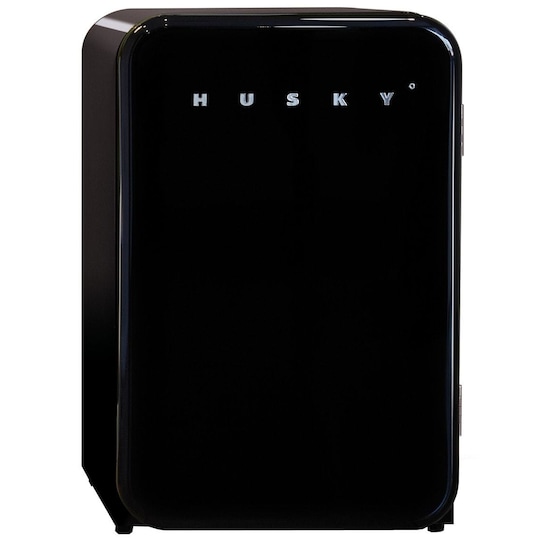 Husky Retro 130 kjøleskap (sort)