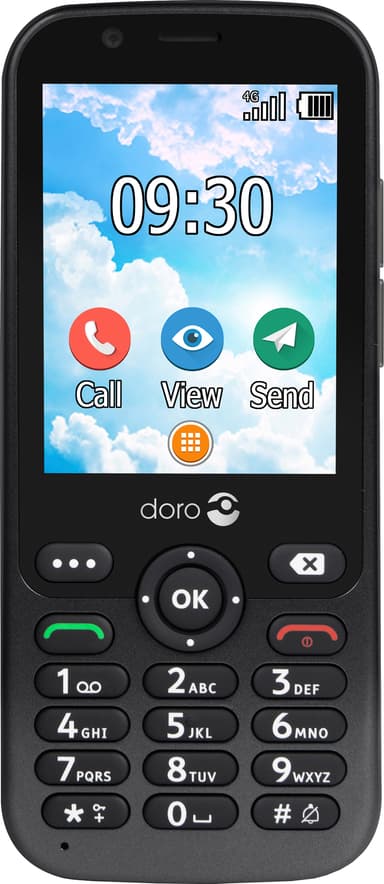 Doro 7011 mobiltelefon (grafitt)