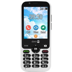 Doro 7011 mobiltelefon (hvit)