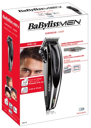 BaBylissMEN hårklipper BAE951E (sort)