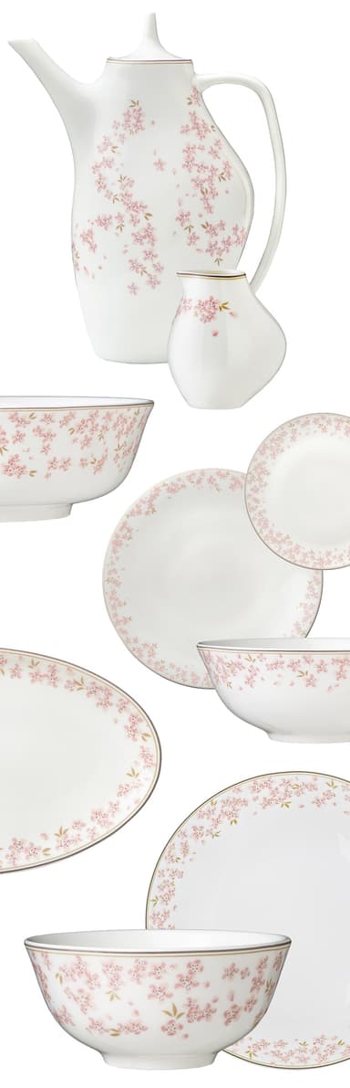 Wik & walsøe slåpe rosa oval asjett 20cm
