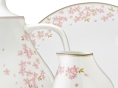 Wik & walsøe slåpe rosa oval asjett 20cm