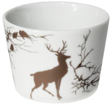 Wik & walsøe alveskog brun liten bolle/lyslykt 9cm