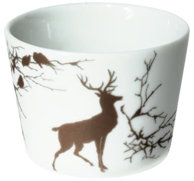 Wik & walsøe alveskog brun liten bolle/lyslykt 9cm