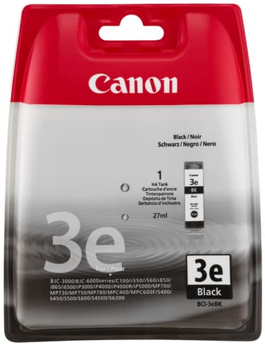 Canon blekkpatron BCI-3e Sort