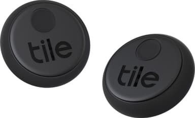 Tile Sticker sporingsbrikke 2-pakk (sort)