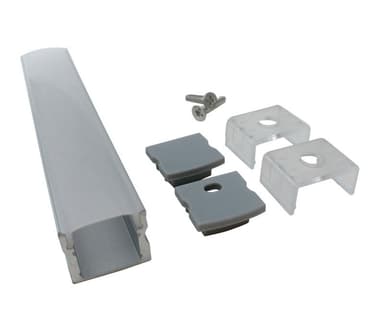 Aluminiumsprofil utenpåliggende 2m 1714