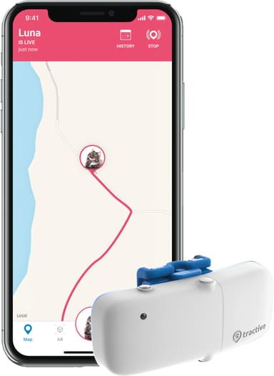Tractive GPS-sporingsenhet til katt
