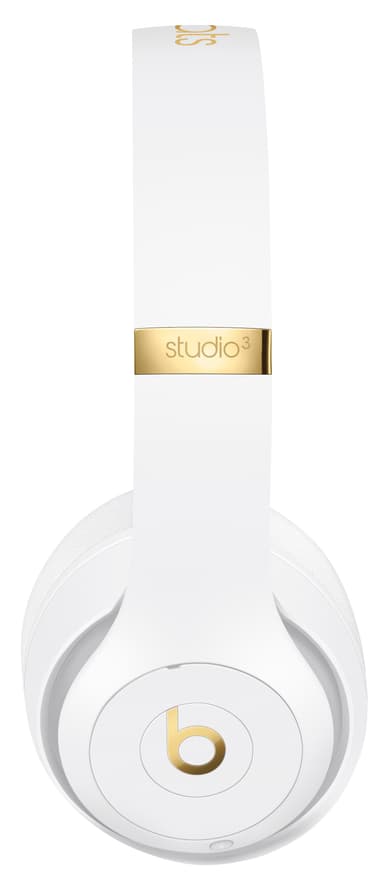 Beats Studio3 trådløse around-ear hodetelefoner (hvit)