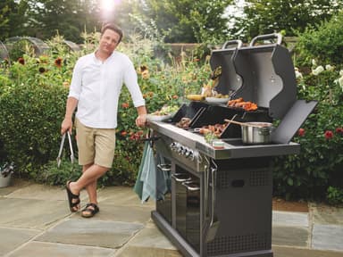 Jamie Oliver Dual Fuel gassgrill 440617 (sort)
