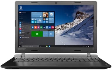 Lenovo Ideapad 100 15.6" bærbar PC (sort)