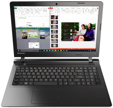 Lenovo Ideapad 100 15.6" bærbar PC (sort)