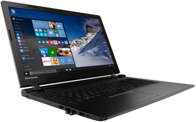 Lenovo Ideapad 100 15.6" bærbar PC (sort)