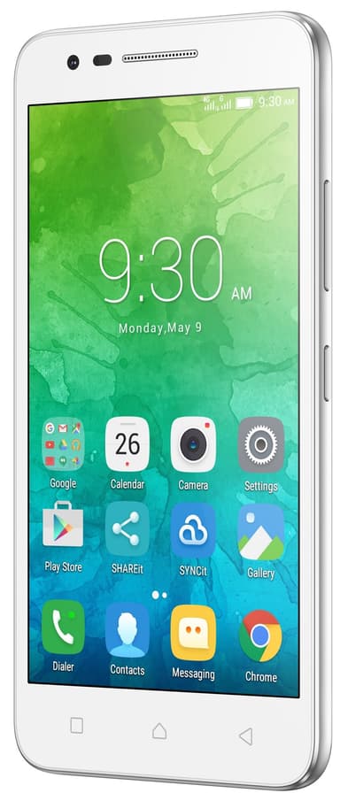Lenovo C2 smarttelefon (hvit)