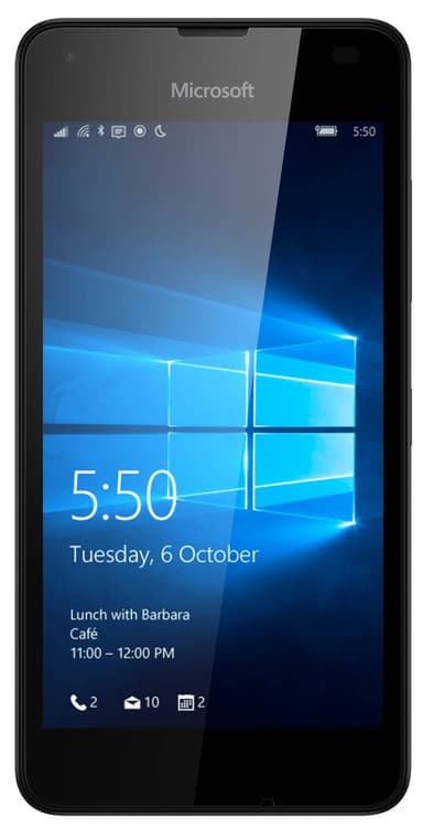 Microsoft Lumia 550 smarttelefon (sort)