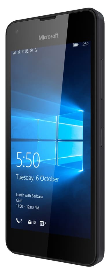Microsoft Lumia 550 smarttelefon (sort)
