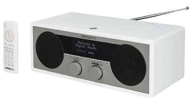 Radionette FM-,DAB-, DAB+ internettradio (hvit)