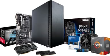 Edge DIY stasjonær gaming-PC gjør-det-selv-sett AMD/RX5700