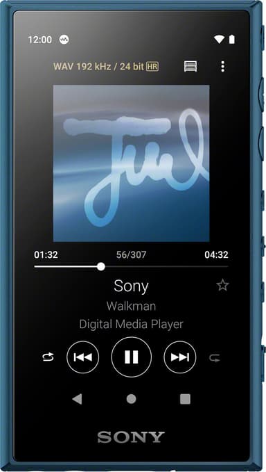 Sony Walkman 16 GB NW-A105 digital musikkspiller (blå)