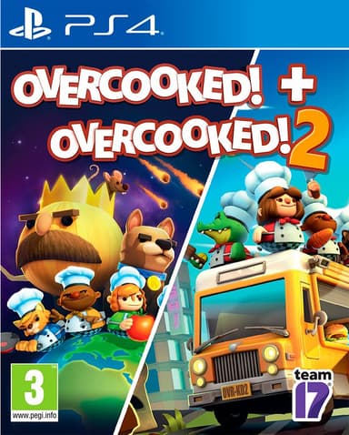 Overcooked! og Overcooked! 2 (PS4)