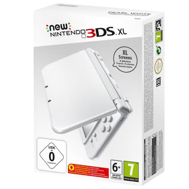 New Nintendo 3DS XL spillkonsoll (perlehvit)