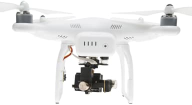 DJI Phantom 2 V.2 drone + RTF + H4-3D gimbal (hvit))