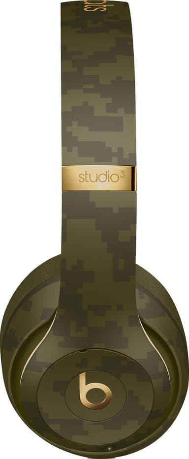Beats Studio3 around-ear hodetelefoner (Beats Camo Coll., skoggrønn)