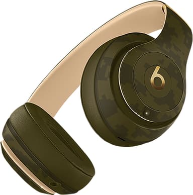 Beats Studio3 around-ear hodetelefoner (Beats Camo Coll., skoggrønn)