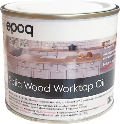 Epoq olje til benkeplater i tre