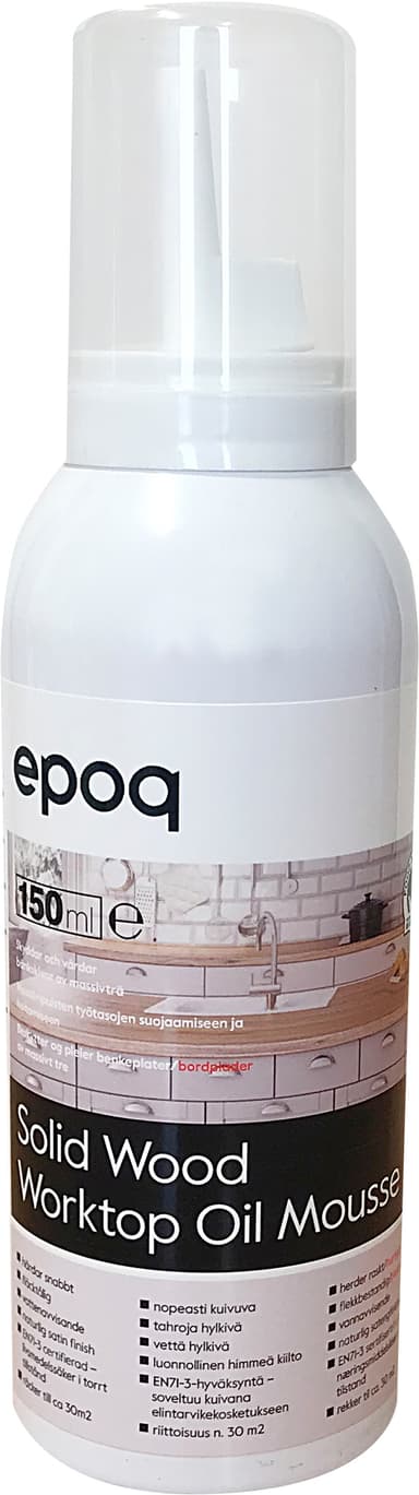 Epoq oljemousse til benkeplater i tre
