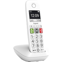 Gigaset Dect E290 trådløs telefon (hvit)
