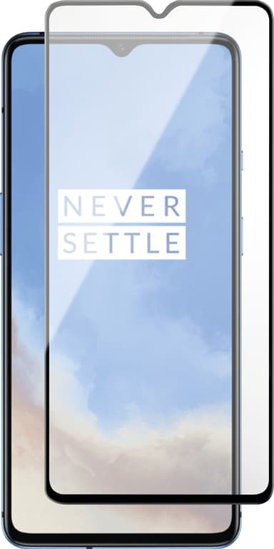Panzer Full-Fit OnePlus 7T skjermbeskytter (sort)