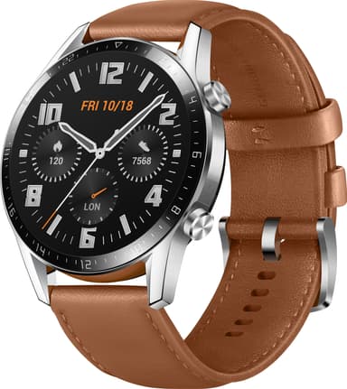Huawei Watch GT2 smartklokke 46 mm (sølv)