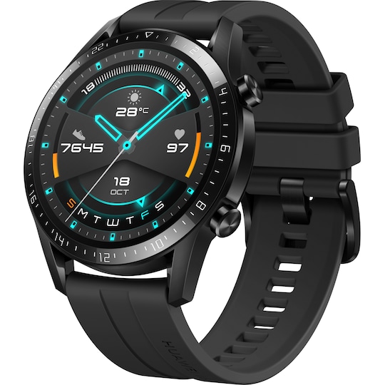 Huawei Watch GT2 smartklokke 46 mm (sort)