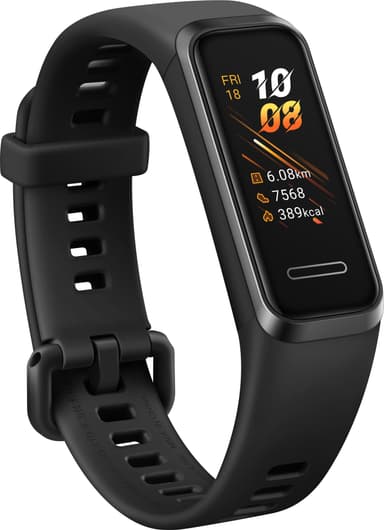 Huawei Band 4 smartbånd (grafittsort)