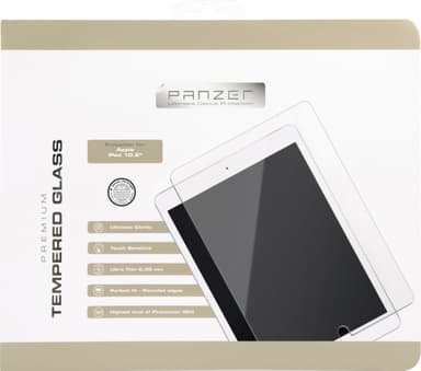 Panzer skjermbeskytter i herdet glass til iPad 2019 10,2"/iPad 2020