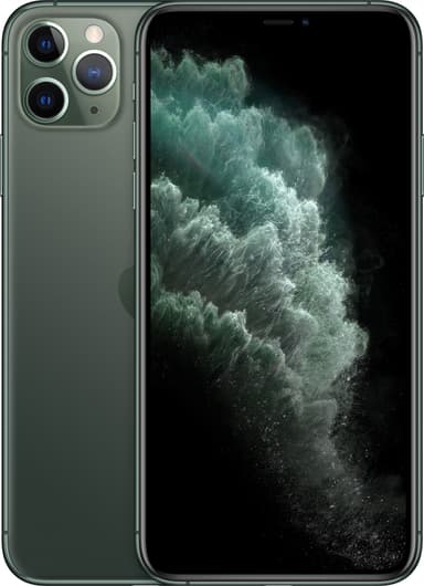 iPhone 11 Pro Max smarttelefon 256 GB (midnattsgrønn)