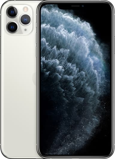 iPhone 11 Pro Max smarttelefon 512 GB (sølv)