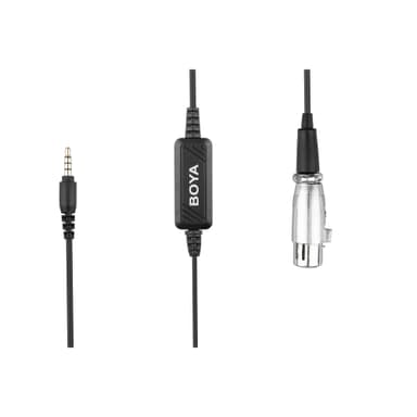 BOYA Mikrofonadapter BY-BCA6 XLR-3,5mm TRRS