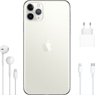 iPhone 11 Pro Max smarttelefon 512 GB (sølv)