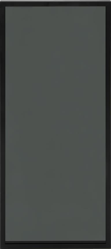 Epoq Vitrinedør 30x92 (sort aluminium)