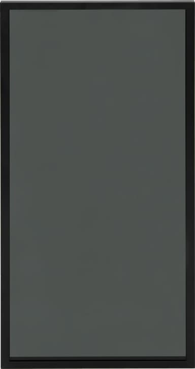Epoq Vitrinedør 40x92 (sort aluminium)