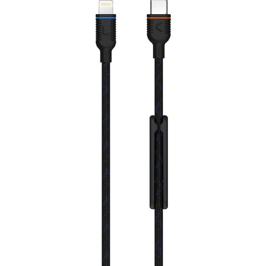 Unisynk USB-C til Lightning-kabel (sort)