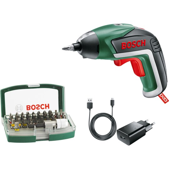 Bosch Ixo batteridrevet skrumaskin m/ 32-bits sett