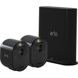 Arlo Ultra 4K trådløst sikkerhetssystem /sort (2-pakk)